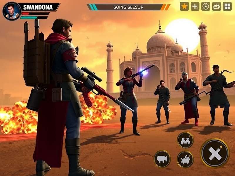 Desi Warzone Dominion battle scene with multiple players